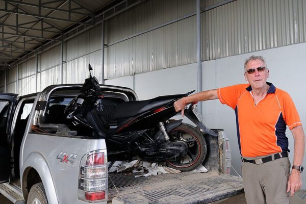 Panne mit dem Roller